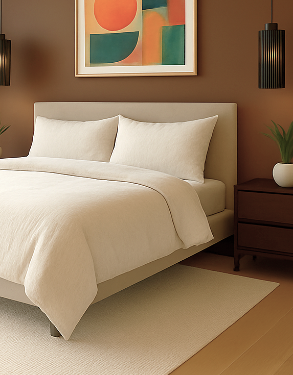 Posteljnina Lan smetana