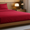Posteljnina bombaž Percal bordo 179X 1
