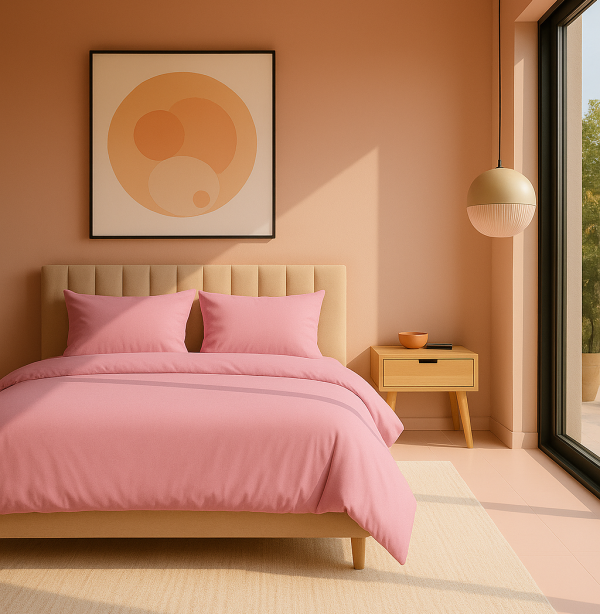 Posteljnina bombaž Percal ciklam 392C