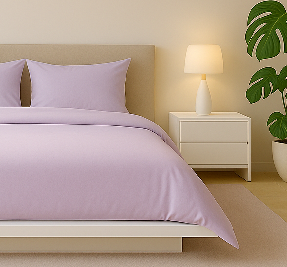 Posteljnina bombaž Percal lila 869C 1