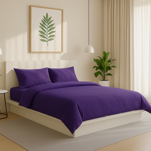 Posteljnina bombaž Percal lila 880S