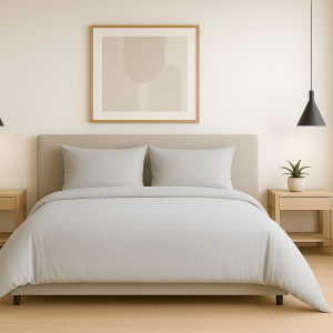 Posteljnina bombaž Percal siva 393C