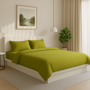 Posteljnina bombaž Percal zelena 877M