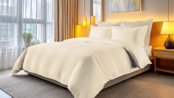 Posteljnina bombaž Saten Smetana 790Cd