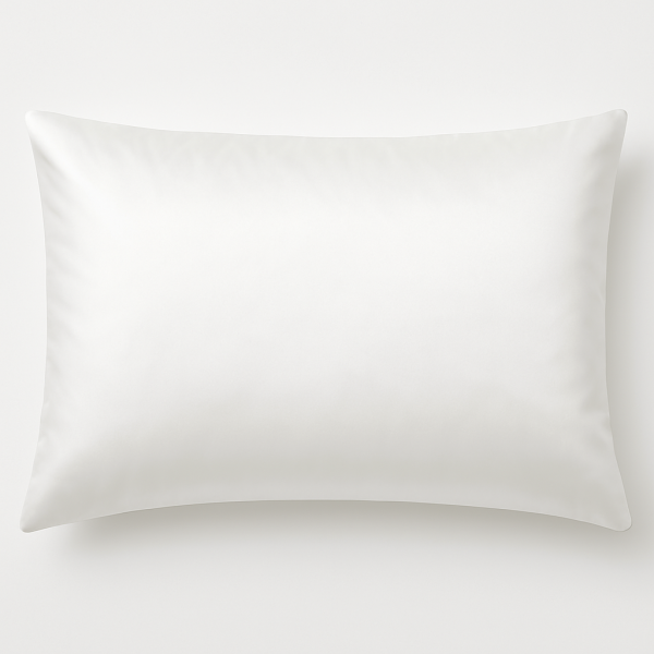 Prevleka za vzglavnik bombaž Saten bela D2