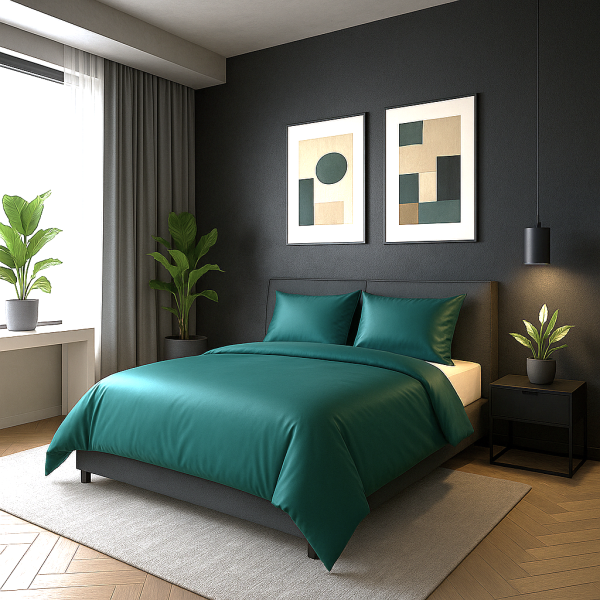 Posteljnina bombaž Saten Orient D1