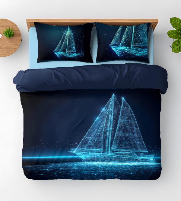 Posteljnina bombaž Saten Fresh&Green Barcelona