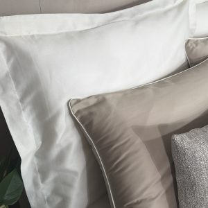 Prevleka za vzglavnik Saten Fresh&Green slonokoščena