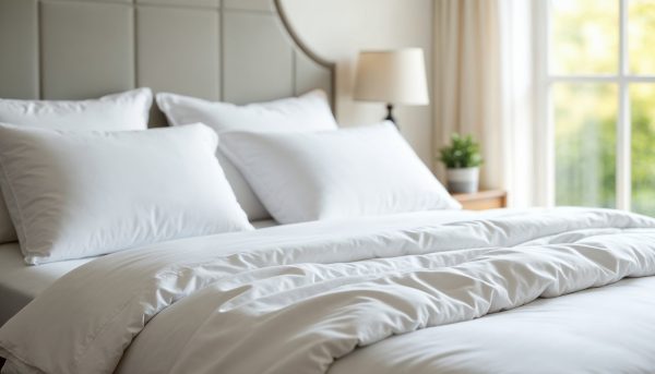 Prevleka za vzglavnik Saten Fresh&Green slonokoščena