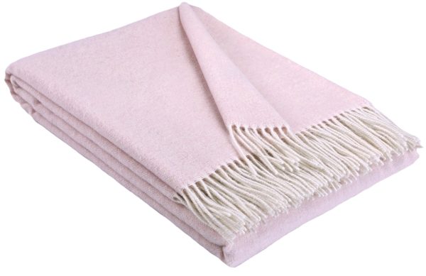 Odeja plaid Alpine ant. roza