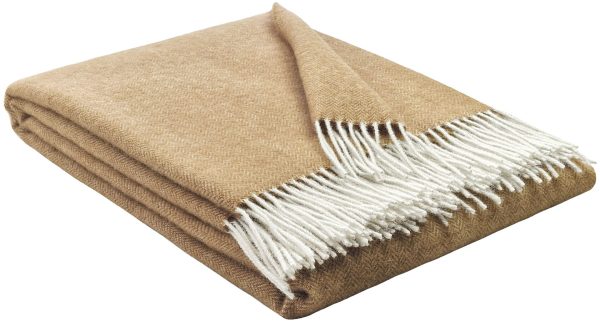 Odeja plaid Nordica beige